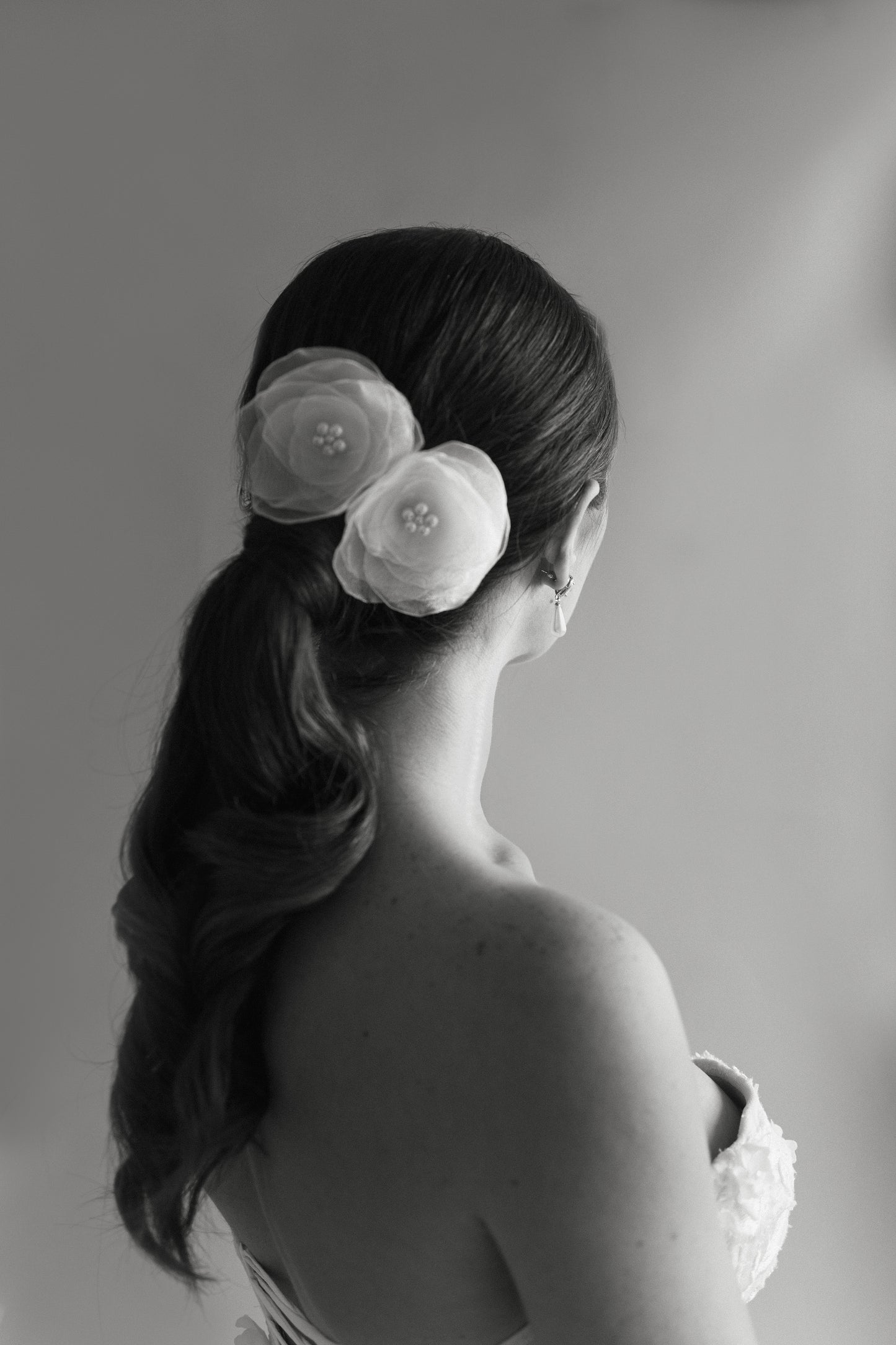 Flor organza
