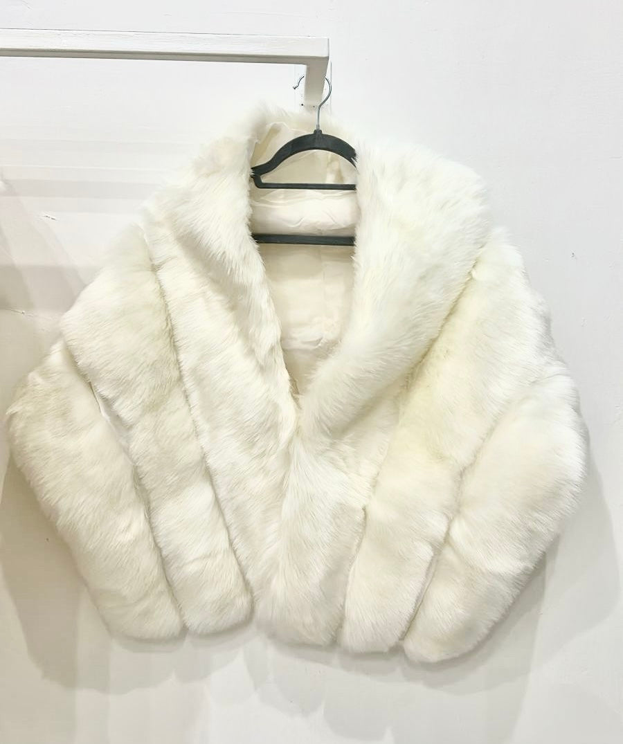 Capa novia triple blanco