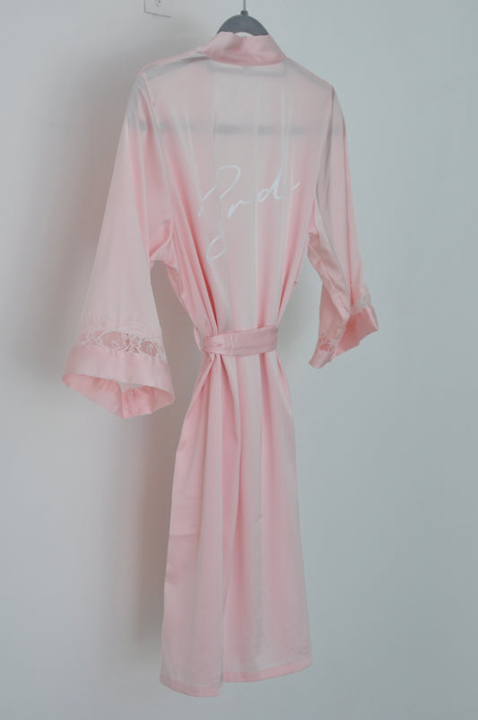 Bata “BRIDE” rosa