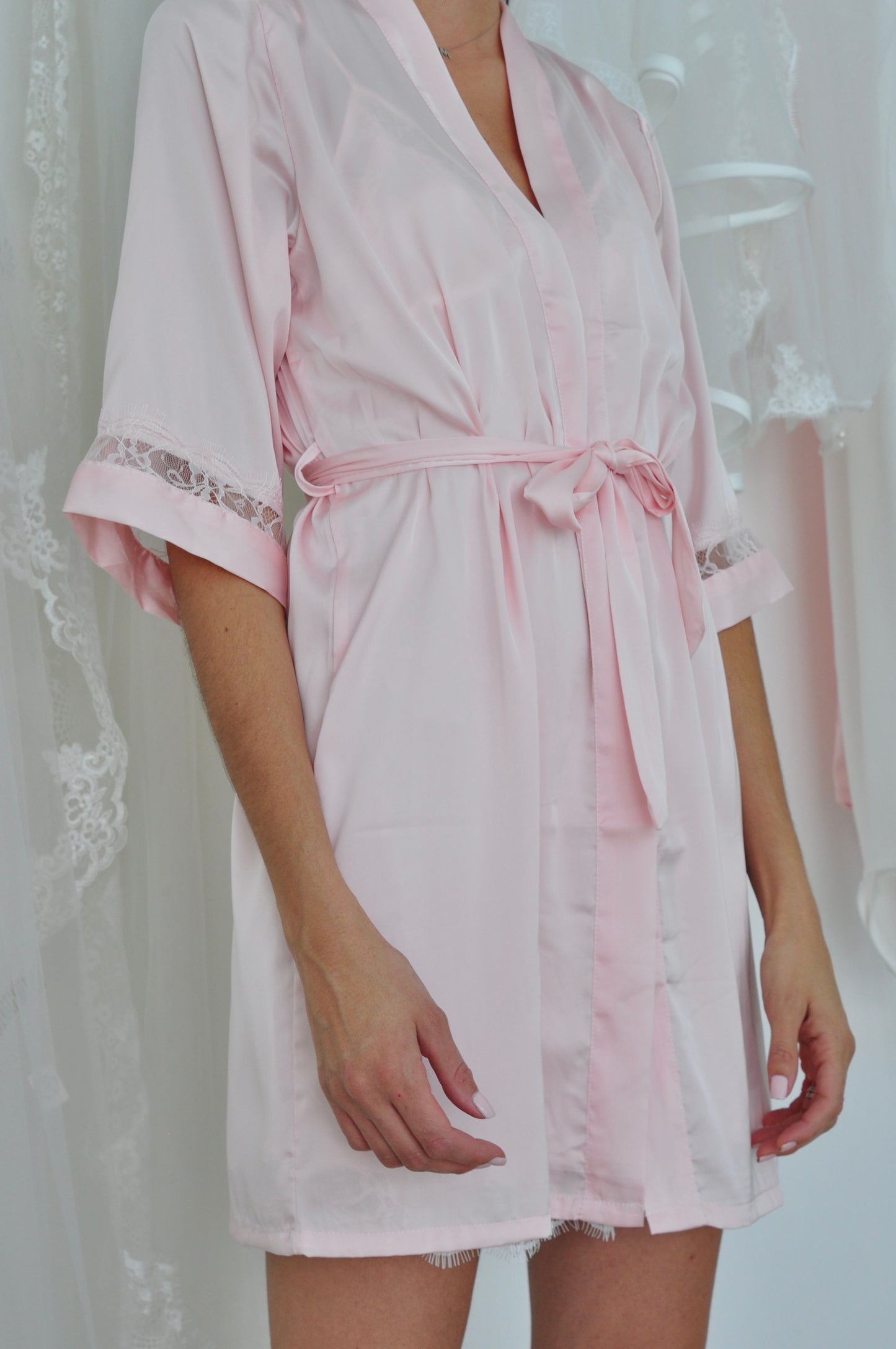 Bata “BRIDE” rosa