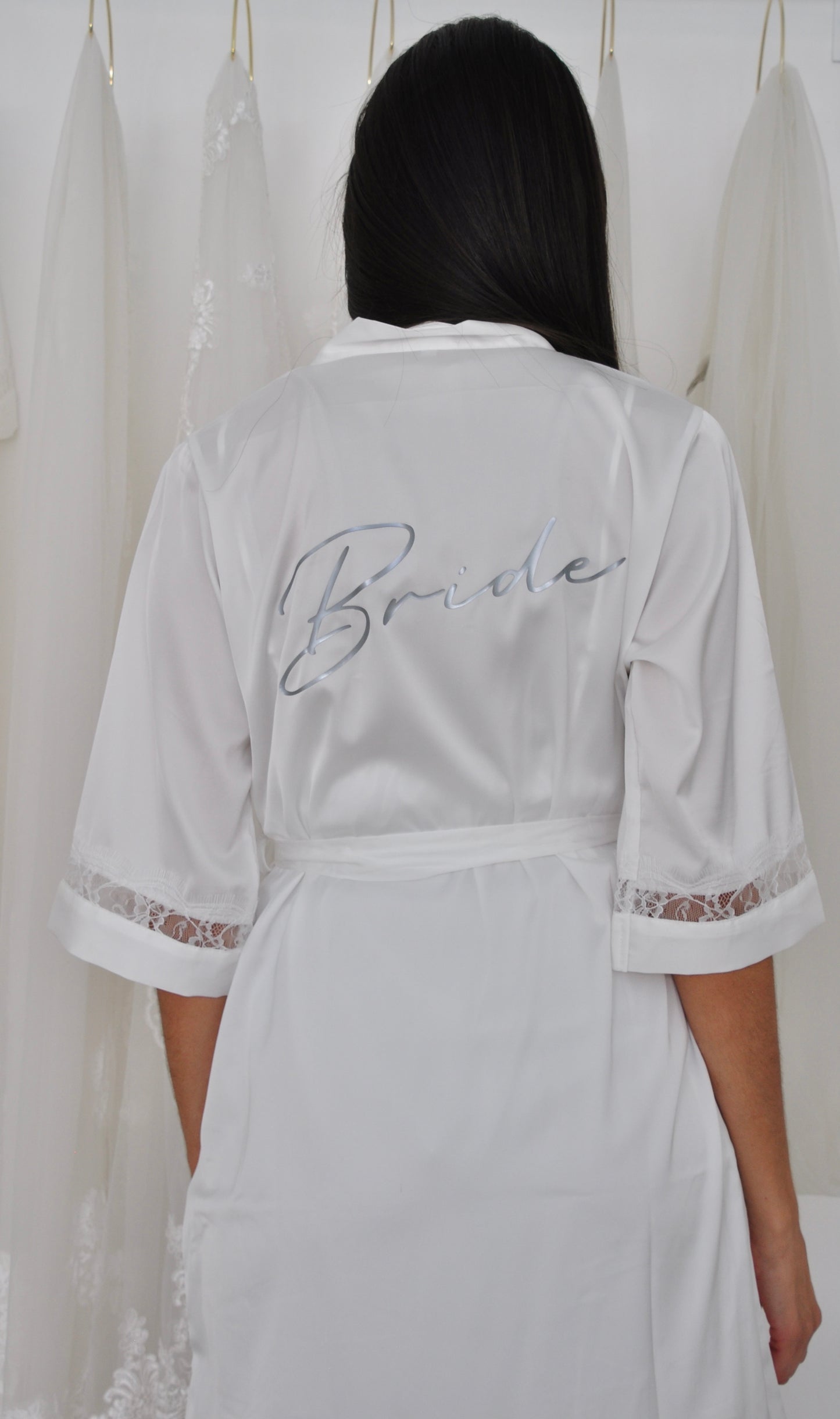 Bata “BRIDE” blanca