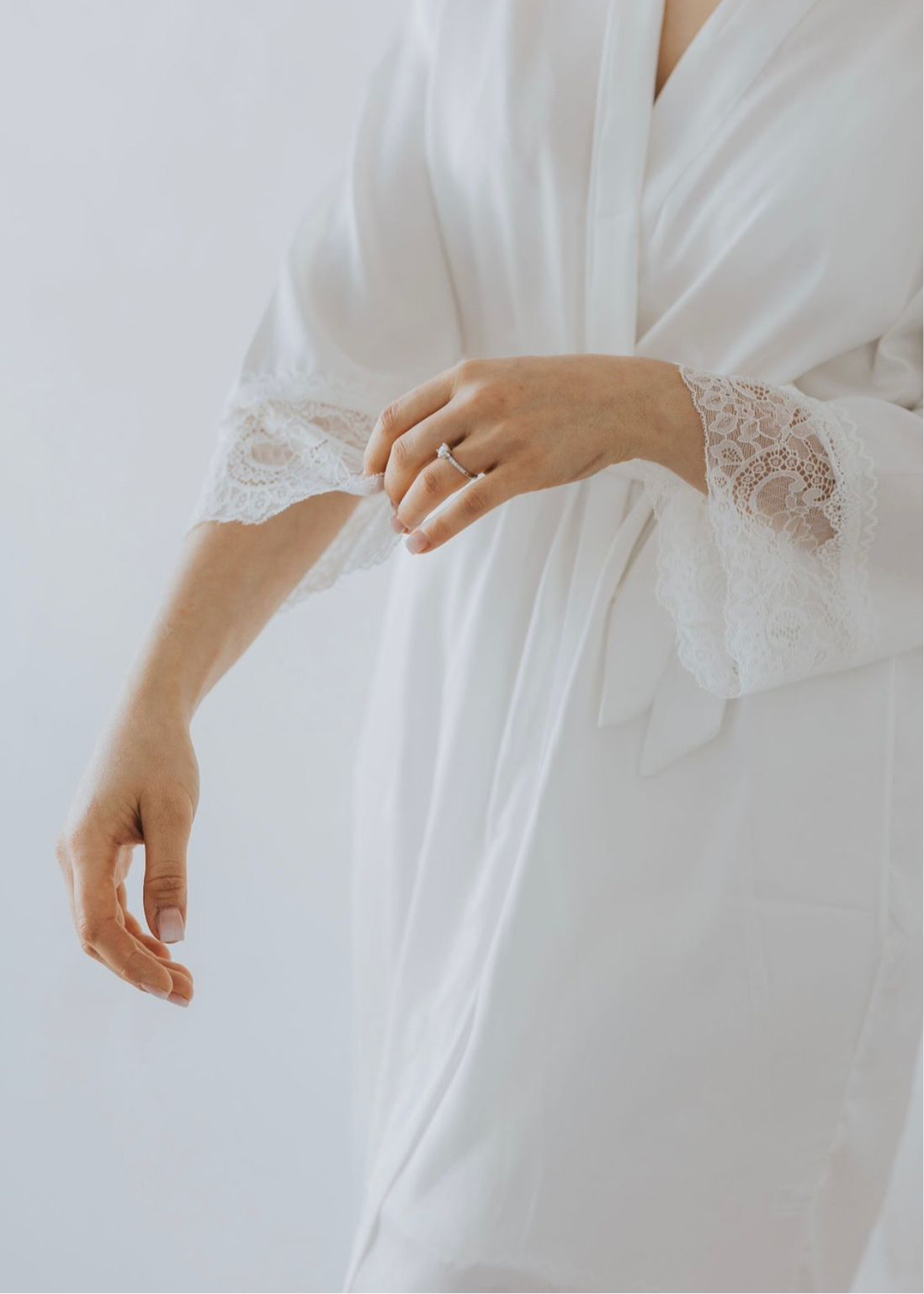 Bata Novia BN2 (encaje manga)