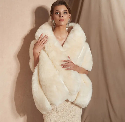 Capa novia triple blanco