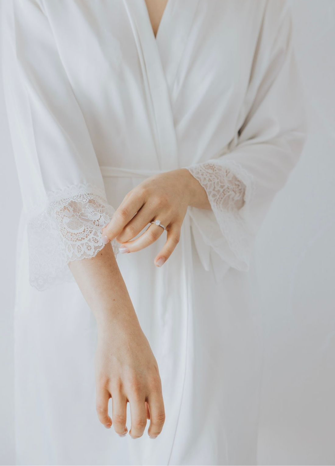 Bata Novia BN2 (encaje manga)