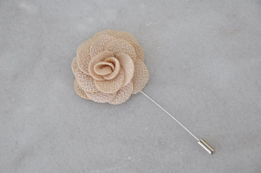 Boutonnière flor tipo rosa